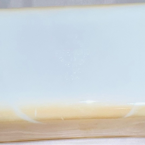 VINTAGE Fire King Peach Swirl Irrgdescant Loaf Pan - Picture 2 of 6